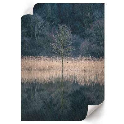 Decorative poster A peaceful landscape