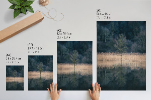 Decorative poster A peaceful landscape