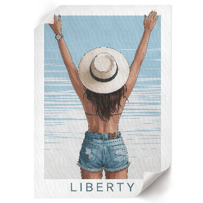 Wall art Freedom vacation