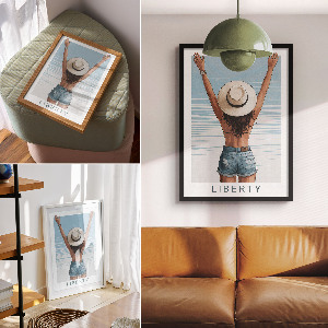 Wall art Freedom vacation