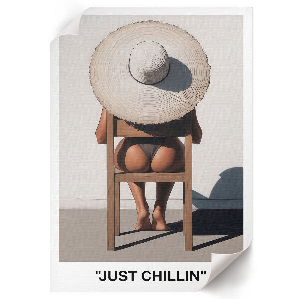 Wall print Just chillin