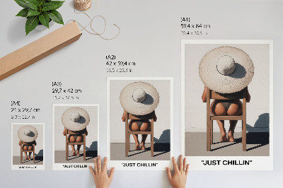 Wall print Just chillin