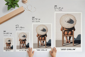 Wall print Just chillin