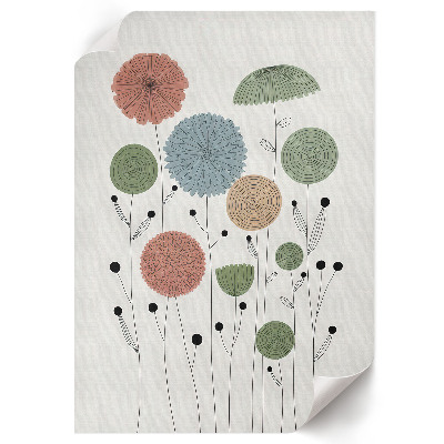 Wall art Modern flowers