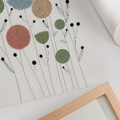 Wall art Modern flowers