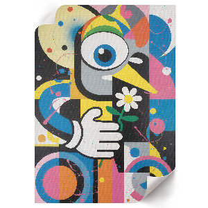 Art print with a colorful pattern