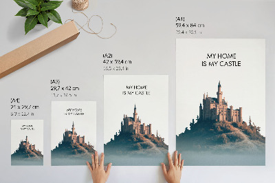 Poster Castle on the hill