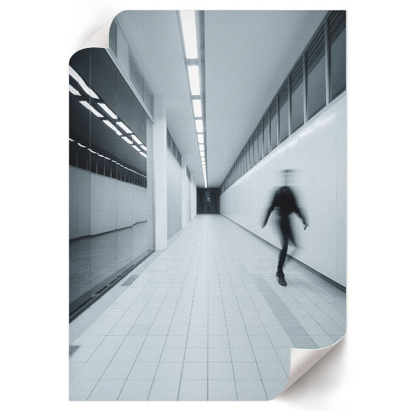 Minimalist corridor wall print