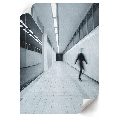 Wall print Minimalist corridor