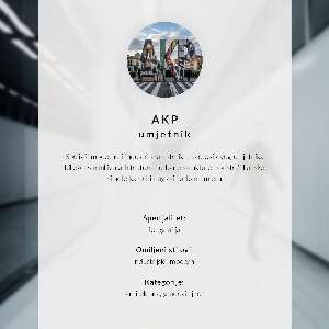 Wall print Minimalist corridor