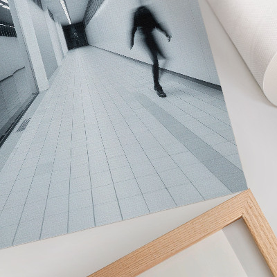 Wall print Minimalist corridor