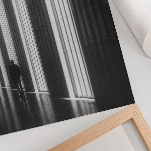 Art print of artistic architecture