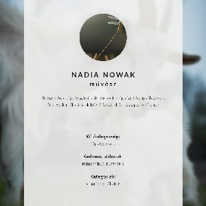 Decorative poster Goats together