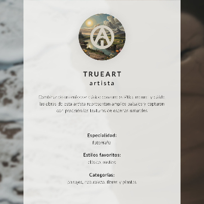 Wall art Antlers in the snow