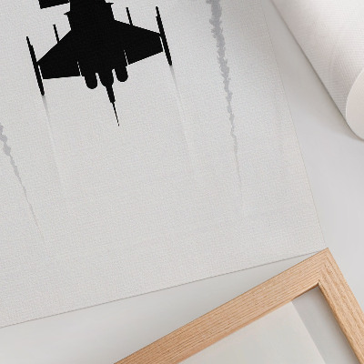Wall print A plane in the sky