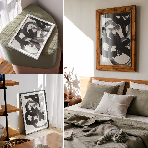 Decorative poster The energy of movement