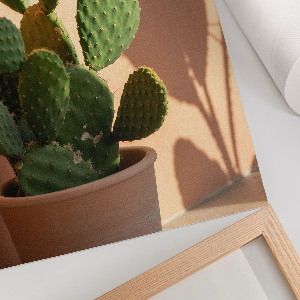 Wall print Green cactus