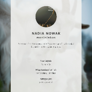 Art print Winter animal