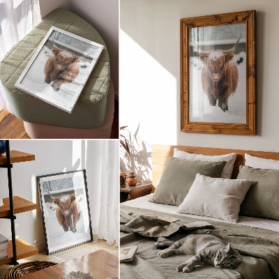Art print Winter animal