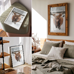 Art print Winter animal