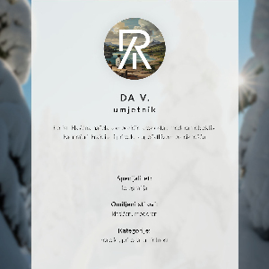 Decorative poster Mountain panorama