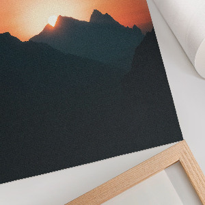 Decorative poster Mountain panorama