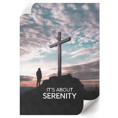 Poster Cross on the rock