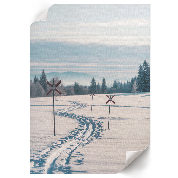 Wall art Winter landscape