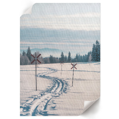 Wall art Winter landscape