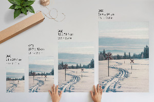 Wall art Winter landscape
