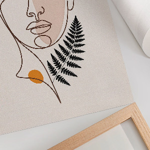 Art print Boho portrait