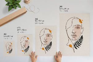 Art print Boho portrait