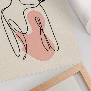 Decorative poster Boho woman