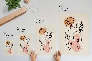 Decorative poster Boho woman