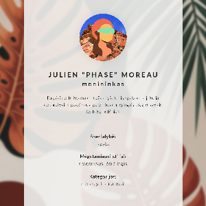 Poster Tropical leaves