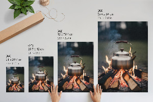 Wall art Kettle on the fire