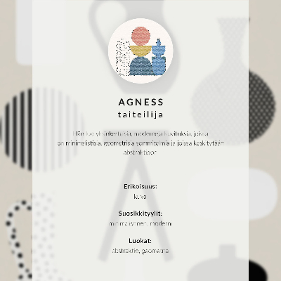 Art print Abstract balloons