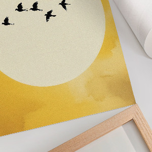 Decorative poster Flight of birds