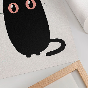 Decorative poster Cat minimalism