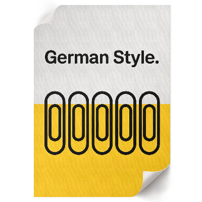 Poster German beer style