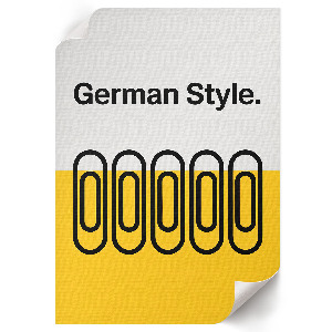 Poster featuring German beer style