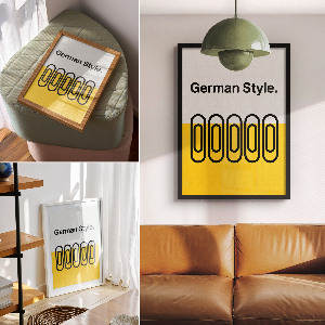 Poster German beer style