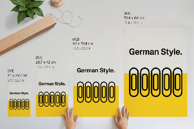 Poster German beer style