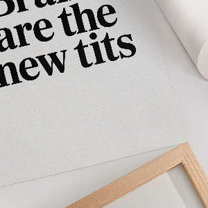 Wall print Brains in fashion