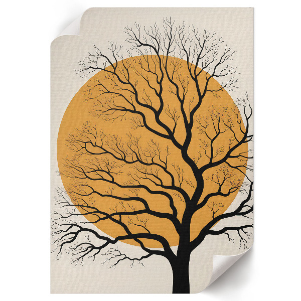Decorative poster Abstract tree