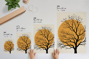 Decorative poster Abstract tree