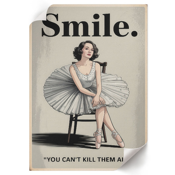 Poster with a smile design