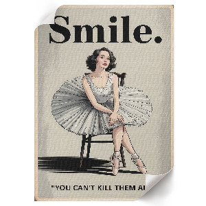 Poster with a smile design