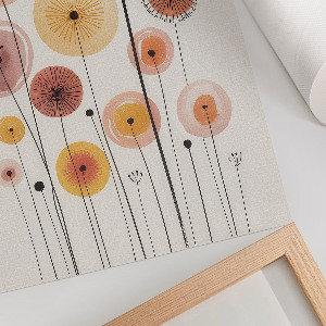 Wall art Pastel dandelions