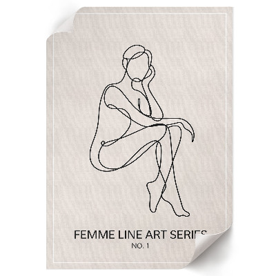 Art print Minimalist outline